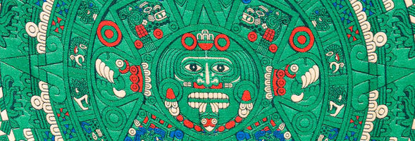 Aztec Calendar Rug