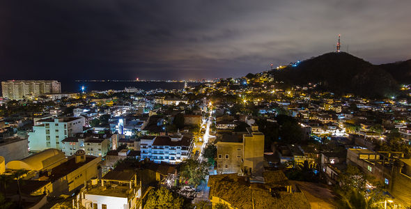 Puerto Vallarta View at night